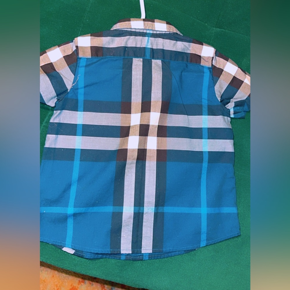 Authentic Infant/toddler Burberry shirt worn once in perfect condition
